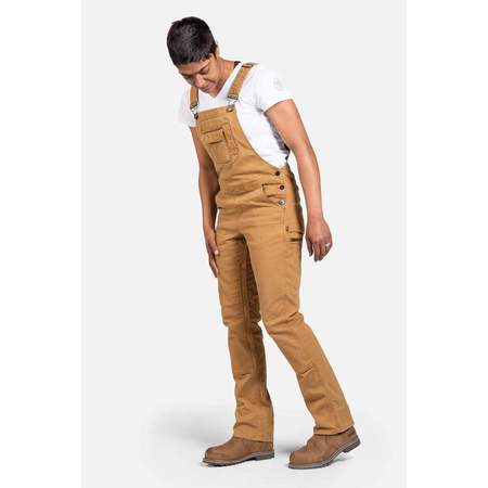 Dovetail Workwear Freshley Overall - Saddle Brown Canvas 14x32 DWS21O1C-220-14x32